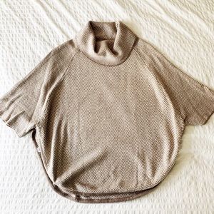 LOFT Outlet cowl neck poncho sweater